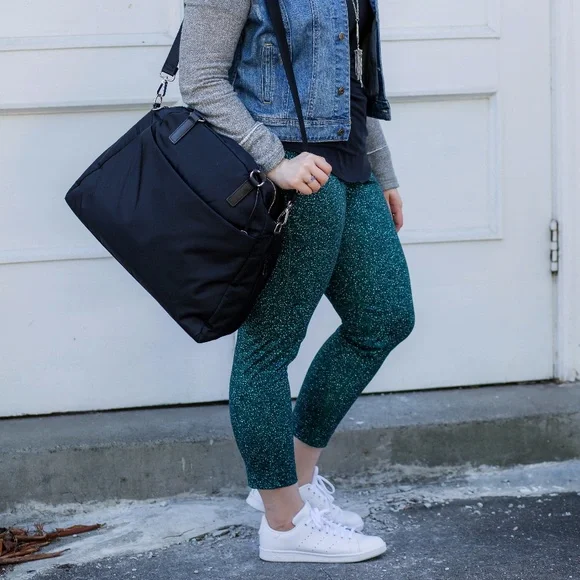 Lululemon Jet Crop (Slim) Luxtreme Forage Teal Sz 10 - Picture 4 of 11